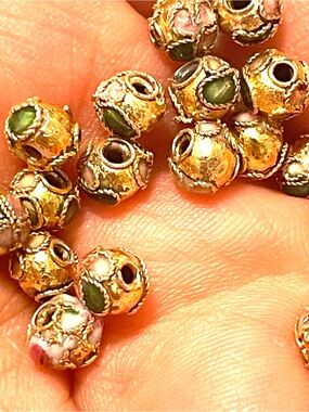 5mm Cloisonne Beads